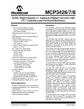 DataSheet MCP3426 pdf